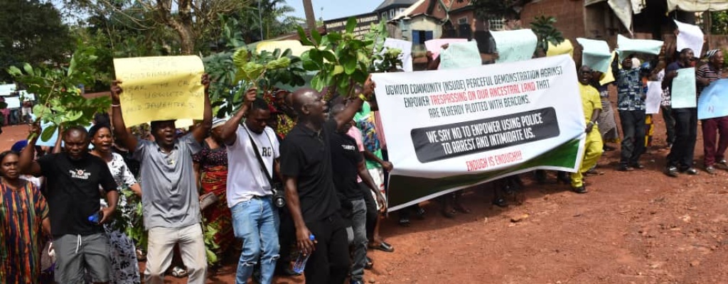 Protests rock Enugu as community alleges land grab, demands justice