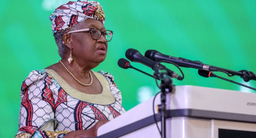 Global trading system hit by ‘worst disruption in 80 years’, says Okonjo-Iweala