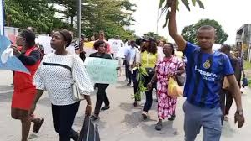 Teachers protest 3 months unpaid salaries in Cross River