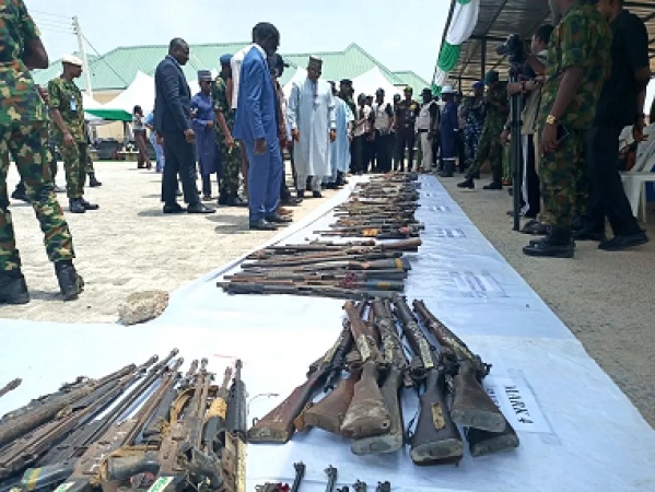 Nigeria strengthens security drive, destroys 2,800 illicit weapons