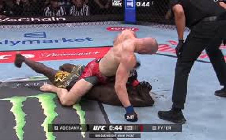 Joe Pyfer stuns Israel Adesanya with brutal TKO at UFC Seattle