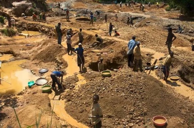 Troops arrest 58 suspected illegal miners in Edo, rescue 2 kidnapped sisters