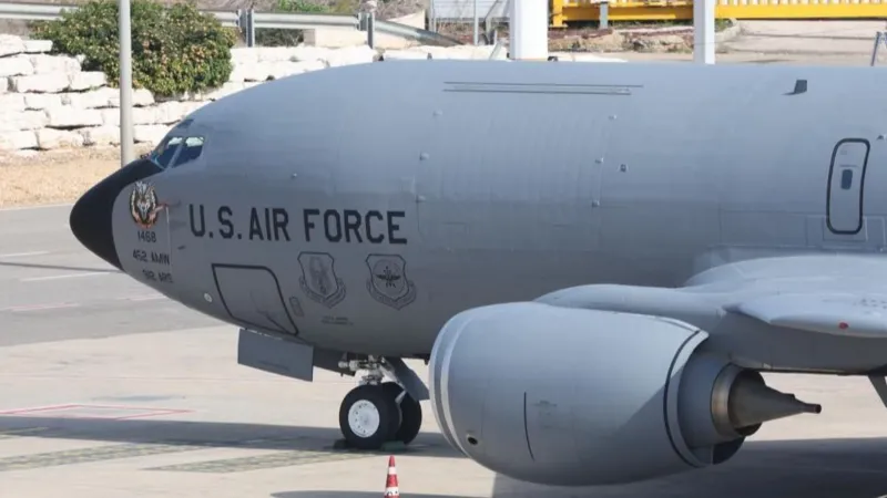 US military plane on Iran War duty crashes
