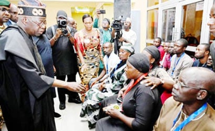 Plateau killings: Tinubu meets victims’ families at airport