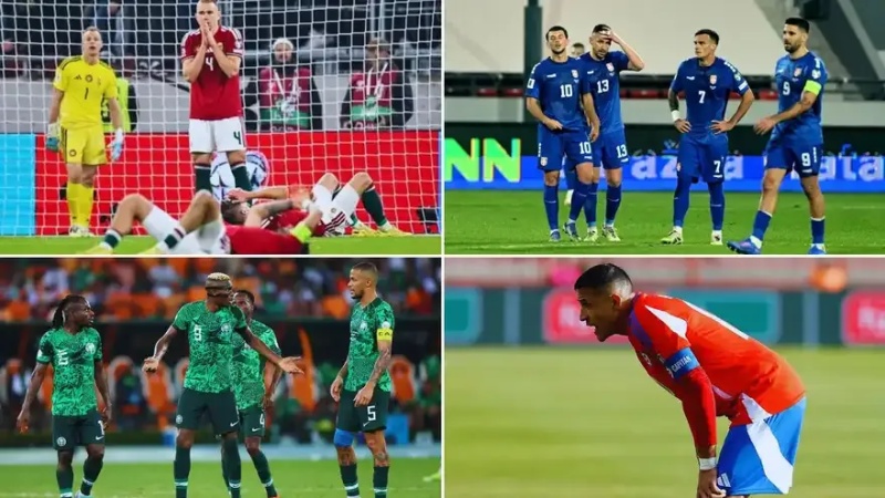 Five big footballing nations missing from 2026 FIFA World Cup