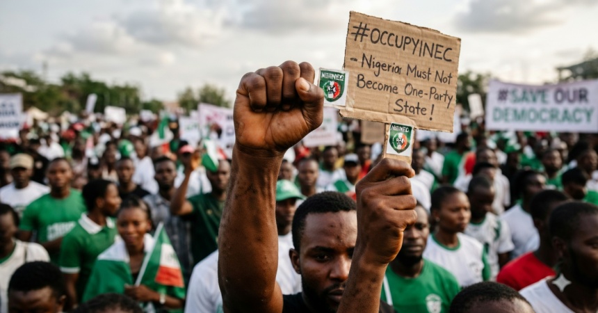 Obidients insist on #OccupyINEC protest