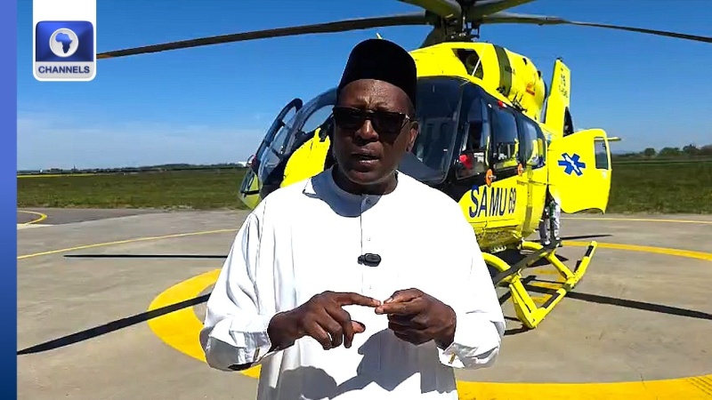 Minister in France to procure emergency care helicopter
