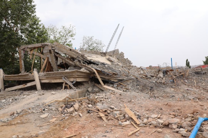 Collapsed building: Wike orders arrest of owner, revokes land allocation