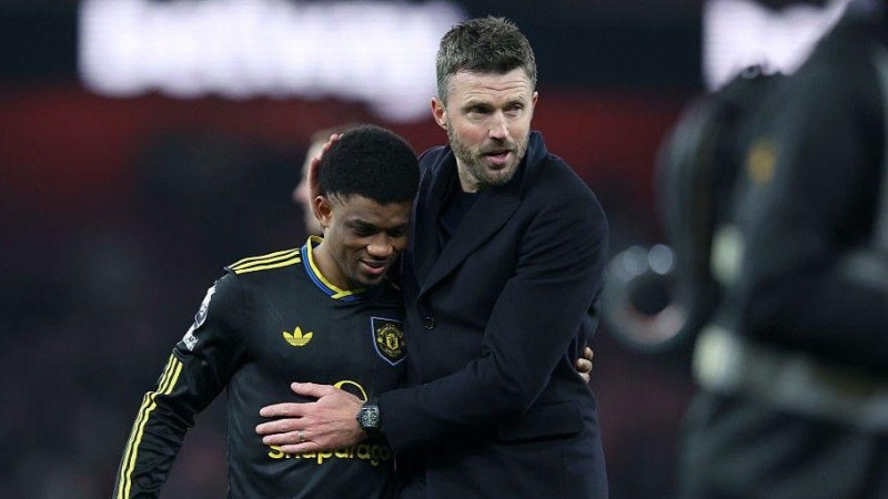 Amad backs Carrick for Manchester United job