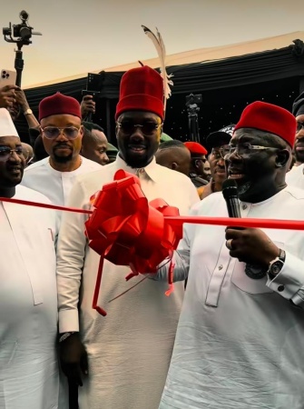 Oborevwori unveils Obi Cubana’s luxury home in Delta