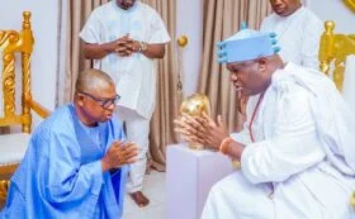 Osun Polls: Oyebamiji seeks Ooni’s blessings, pledges good governance