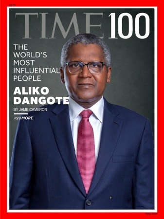 Dangote makes TIME 100 Most Influential People for 2026