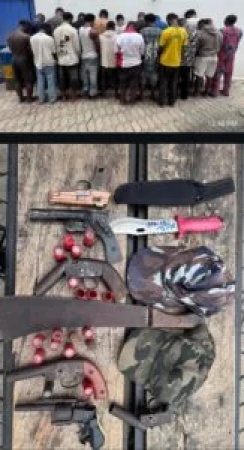 Police apprehend 23 suspected cultists, recover firearms in Lagos