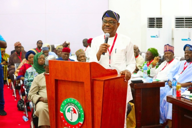 Come to PDP Secretariat if you’re party leaders, Wike dares Turaki faction