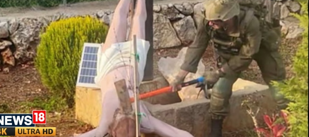 Outrage over Israeli soldier's vandalism of Jesus statue 