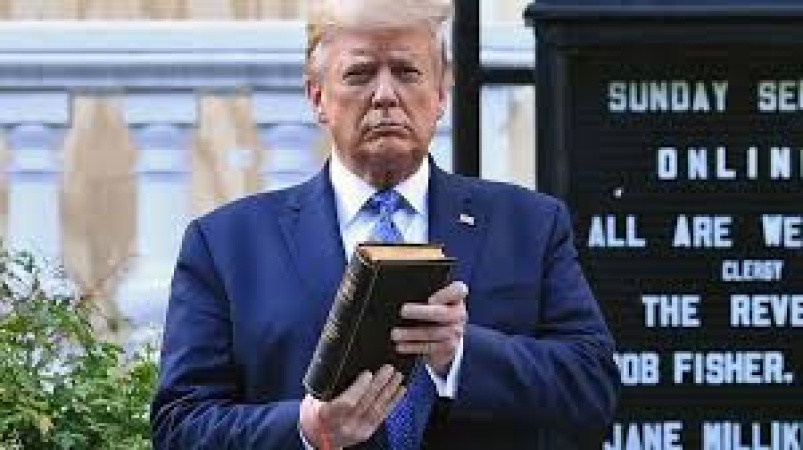 Trump’s Bible reading streams tonight