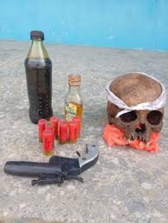 Police nab kidnap kingpin with human skull, recover arms in Akwa Ibom