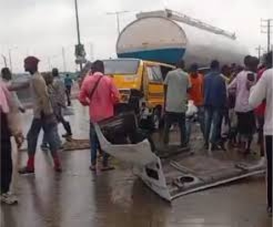 Soldier’s wife, two children, others perish as fuel tanker collides with passenger bus in Taraba
