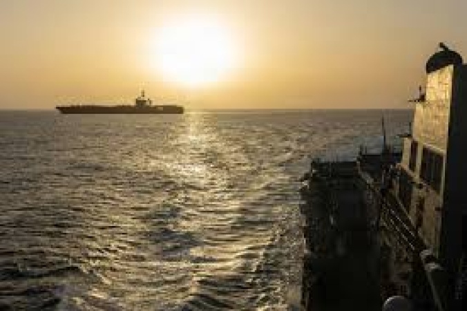 Third US aircraft carrier arrives in Middle East as Trump declines to give timeline on ending Iran war
