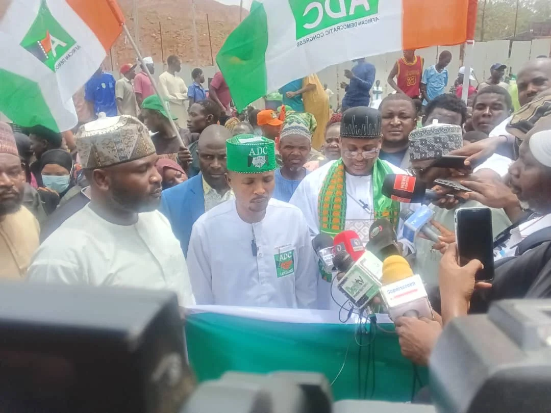 ADC faction protests at INEC hqtrs, demands recognition