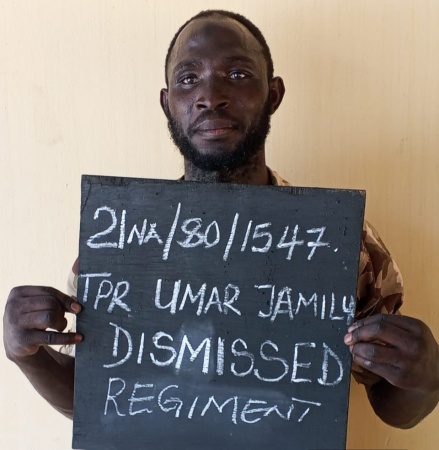Army dismisses soldier who alleged poor feeding of troops