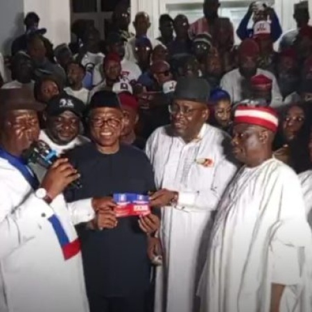 Obi, Kwankwaso join NDC, receive membership cards