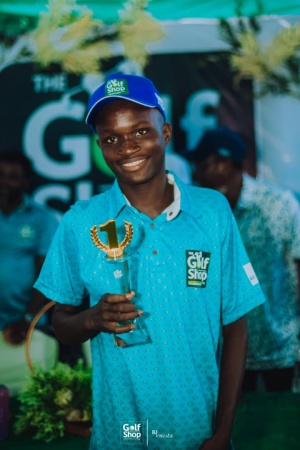 14-year-old wins inaugural golf tournament, beats 170 players in Ogun