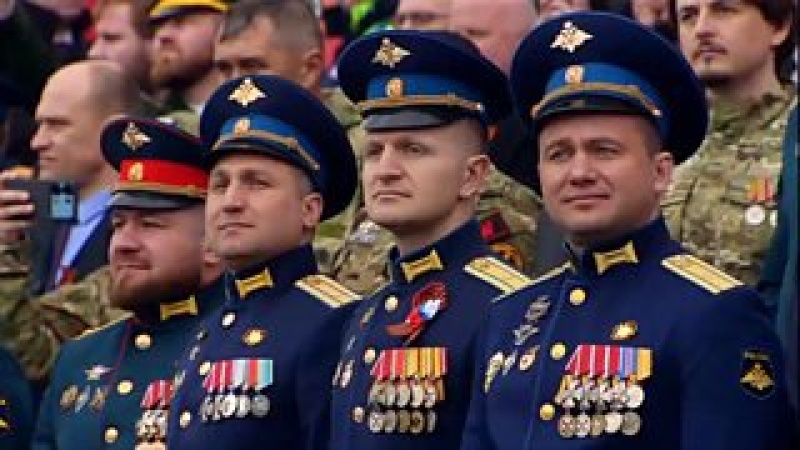 Putin denounces Nato at scaled back Victory Day parade