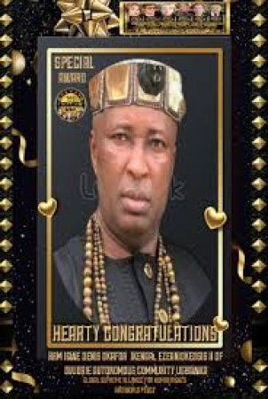 Efforts aimed at strengthening structure and cultural identity of Ndigbo in Diaspora, highly commendable — Igwe Okafor