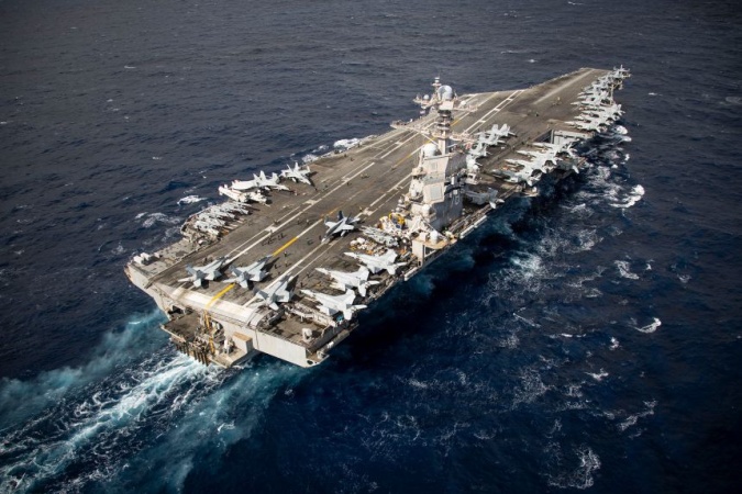 US aircraft carrier returns home after record deployment that included Iran war, Maduro capture