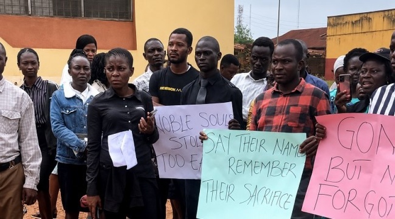 Oyo teachers protest colleagues’ abduction, killing
