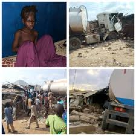 Tanker crashes into house, kills woman, grandson