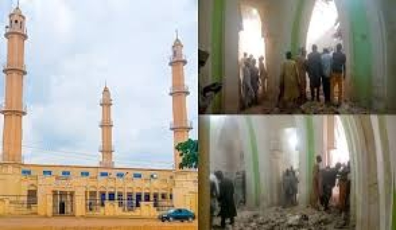 3 injured as mosque under construction collapses in Zaria