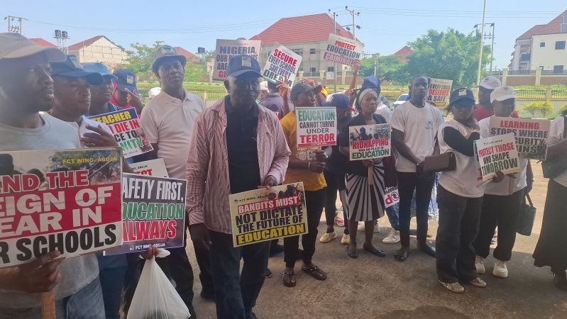 NUT holds rally, demands immediate release of abducted pupils, teachers nationwide