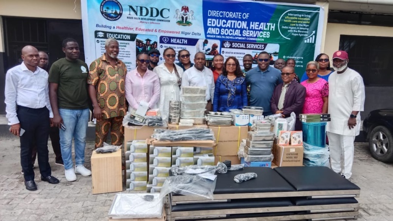 NDDC donates medical equipment to Rivers health centre