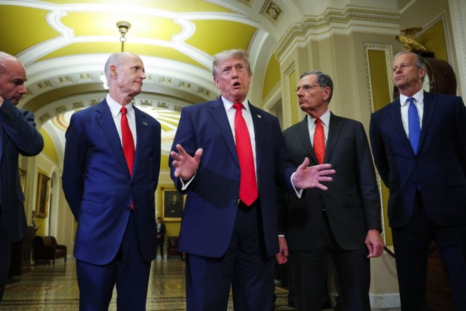 Trump’s Capitol visit devolves into shouting match with GOP senator he helped oust in primary fight
