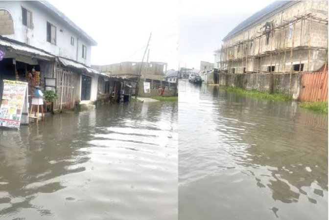 Lagos residents stranded as floods cut off Ajah, Mafoluku communities