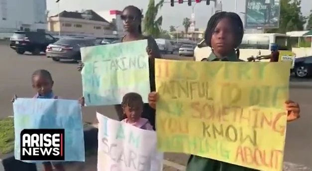 Abuja mother, children stage protest over school abductions