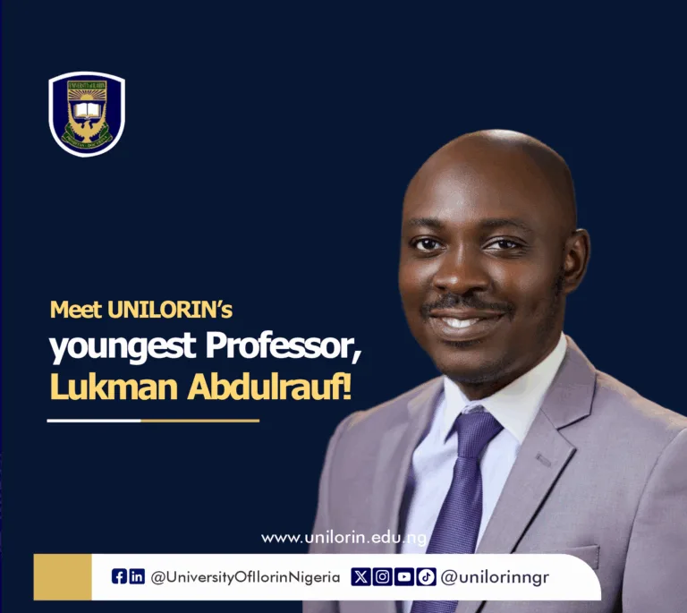Meet 38-year-old UNILORIN’s youngest professor