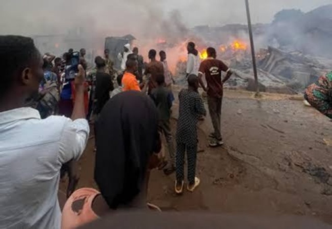 Traders count losses as fire razes Ibadan herbs market