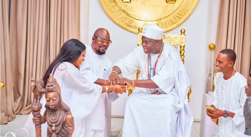 Ooni of Ife confers chieftaincy title on Baba Ijesha, gifts him new car