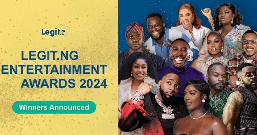 Davido, Tiwa Savage, Taaooma, Win Big at the Legit Entertainment Awards 2024