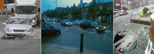 Man swept to his death as flood pounds England