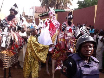 VIDEO of CBN Governor riding horse at Durbar makes waves on the Internet