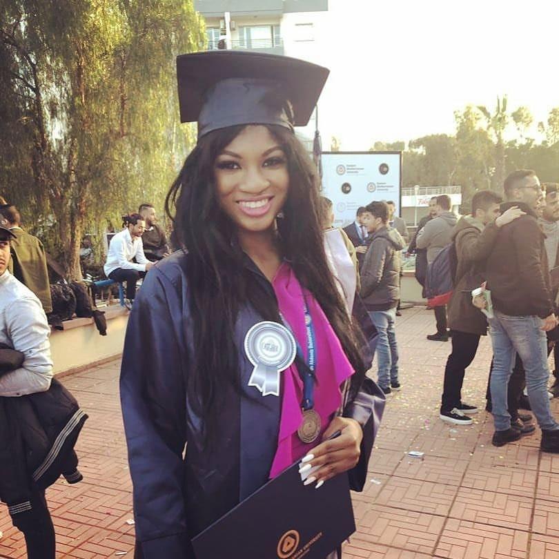 Omotola's daughter graduates   