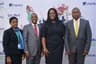 L-R: Head of Savings, Janet Nnabuko; Regional Bank Head, Ikeja Region, Jude Monye; Executive Director, Shared Services and Products, Chijioke Ugochukwu and Divisional Head, Retail Banking, Richard Madiebo all of Fidelity Bank Plc at the 3rd Monthly Draw/ 1st Quarterly Draw  of the Fidelity Bank Get Alert in Millions Savings Promo held at the Fidelity Head Office, Lagos… today 8th December, 2016.