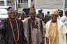 (L-R) The Awujale of Ijebu Kingdom, Oba Sikiru Kayode Adetona; Ogun State Governor, Senator Ibikunle Amosun and the Alake of Egbaland, Oba Adedotun Aremu Gbadebo III, after a closed door meeting at the governor's office, Oke-Mosan, Abeokuta on Wednesday 16th March, 2016.