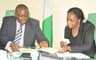 Minister of Finance, Mrs. Kemi Adeosun (right) with Managing Director, Nigeria LNG Ltd Mr. Babs Omotowa during a courtesy visit of the Nigeria LNG team to the Minister in Abuja…on August 29, 2016.