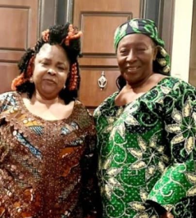 Controversy as Patience Ozokwo (Mama G) kneels down to greet Patience Jonathan