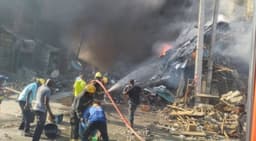 Fire guts Lagos market, destroys goods worth millions